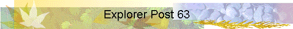 Explorer Post 63