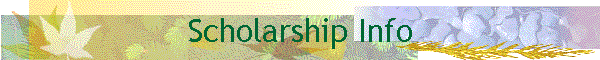 Scholarship Info